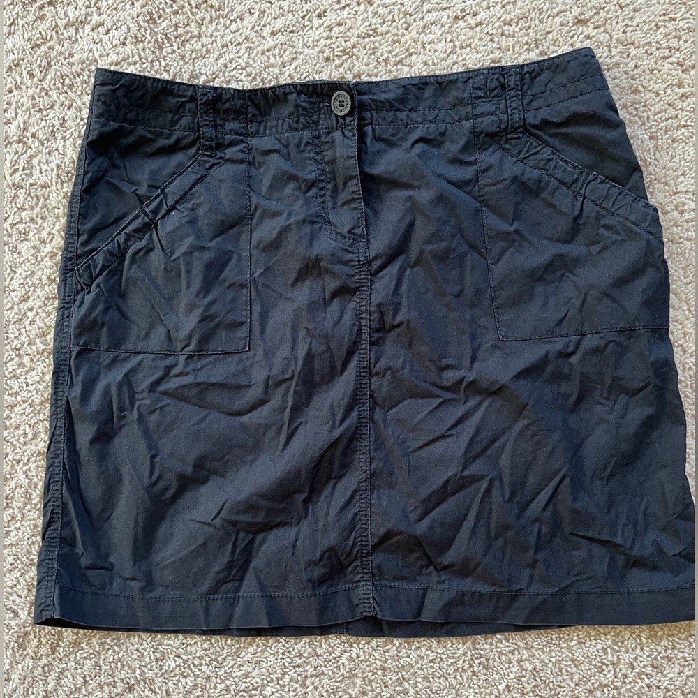GUC-Women’s, New York & Co, Black, Cargo Skirt- Size 12